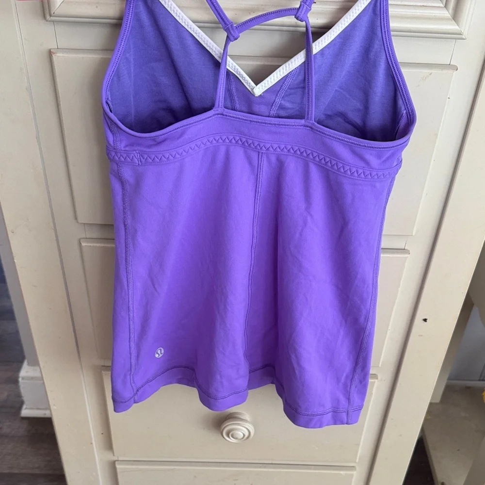 lululemon athletica Purple Strappy Tank Top